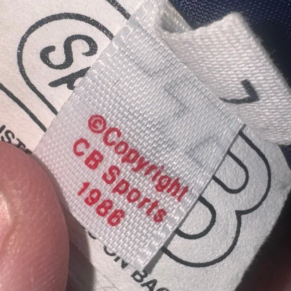 Vintage CB Sports Ski & Snowboard Jacket L Red Blue White